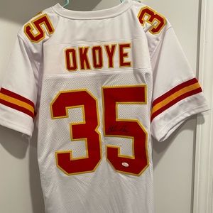 Kansas City Chiefs Autographed Jersey Authentic